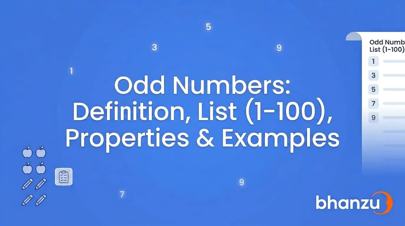 odd numbers in math