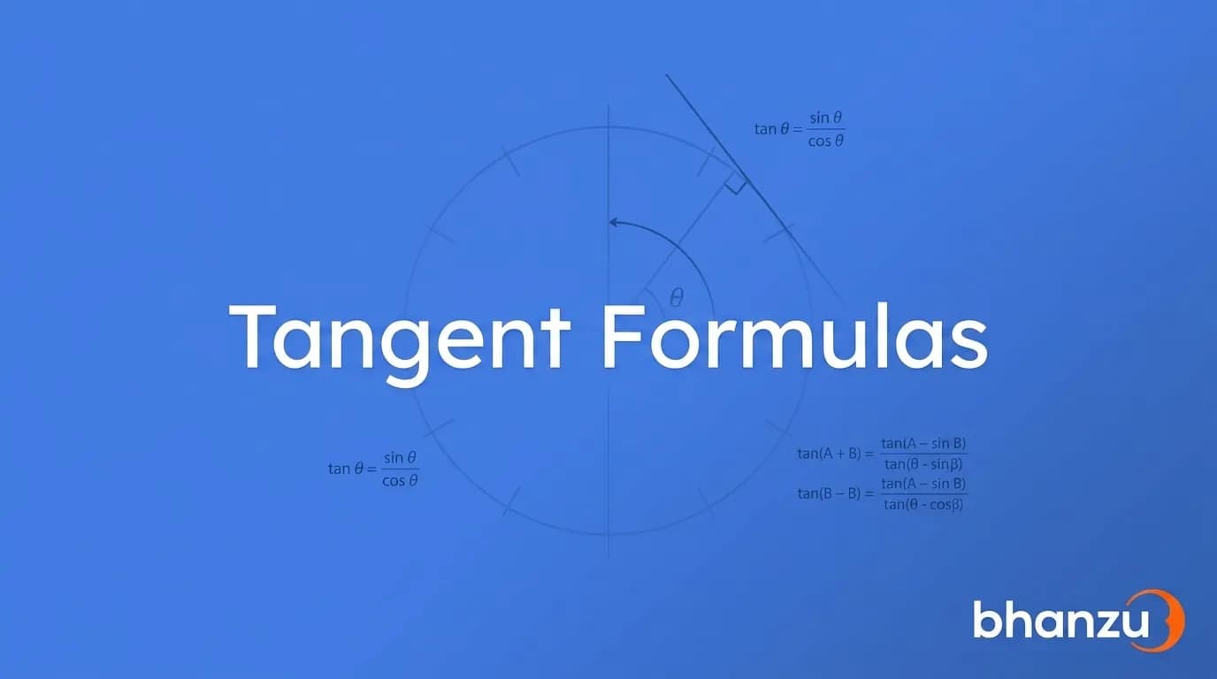 Tangent Formulas