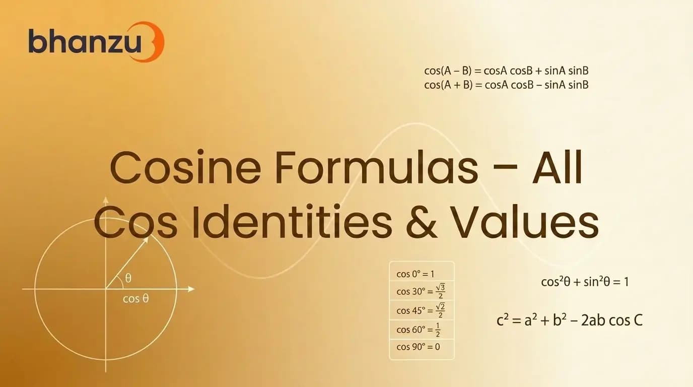 Cosine Formulas