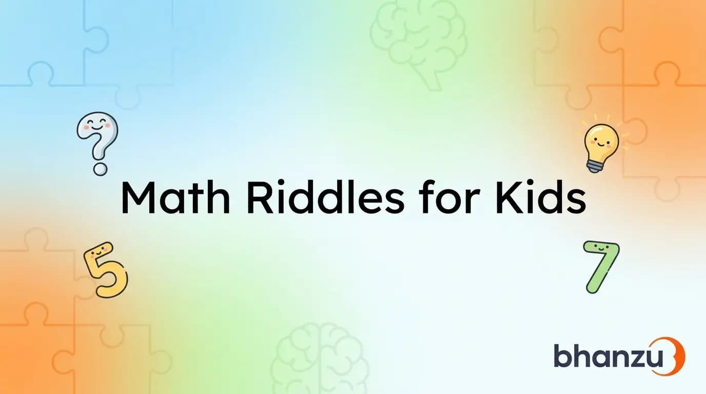 Math Riddles for Kids